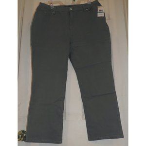 *SPRING JEANS SALE* NWT Gloria Vanderbilt gray stretch jeans Size 16 petite